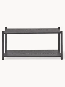 Estantería baja de madera de roble Sceene