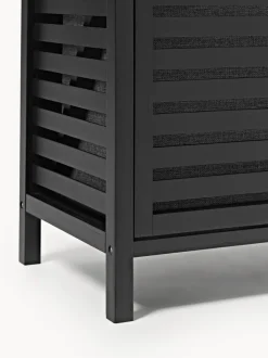 Estantería de baño de bambú con cestos de ropa Kit