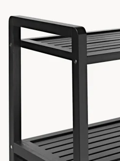 Estantería de baño de bambú con cestos de ropa Kit