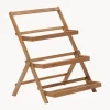 Estantería escalera de madera de acacia Victora