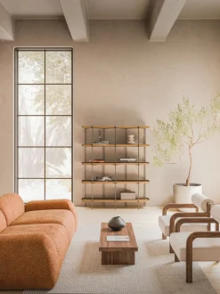 Estantería grande de madera Renne