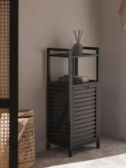 Estanteria de baño con cesta de lavandería Kit