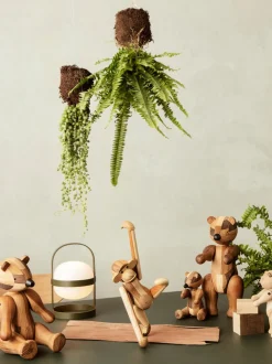 Figura decorativa de madera Bear