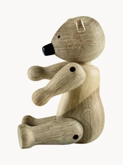 Figura decorativa de madera Bear