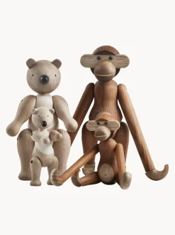 Figura decorativa de madera Bear