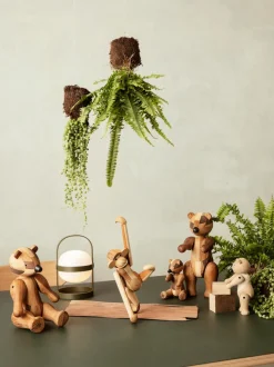 Figura decorativa de madera Bear