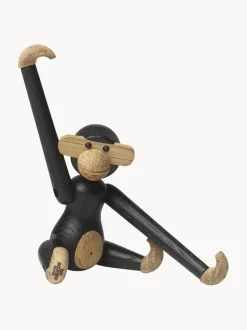 Figura decorativa de madera de roble Monkey