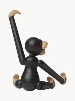 Figura decorativa de madera de roble Monkey