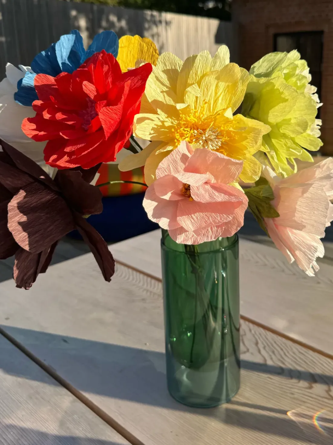 Flor artificial artesanal Windflower