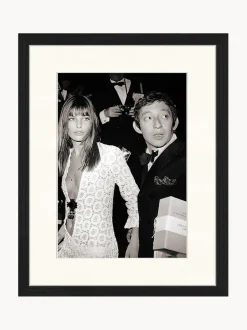 Fotografía enmarcada Serge Gainsbourg & Jane Birkin