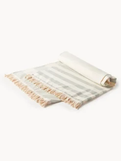 Fouta a rayas con flecos Priya
