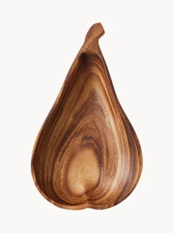 Frutero artesanal de madera de acacia Fruit, 2 uds.