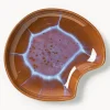 Fuente artesanal de gres Shell