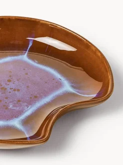Fuente artesanal de gres Shell