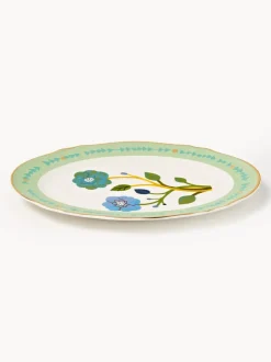 Fuente artesanal de porcelana Floreal