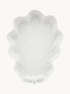 Fuente artesanal de porcelana Swan