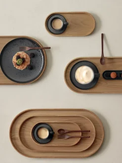Fuente de madera de sauce Wood, tamaños diferentes