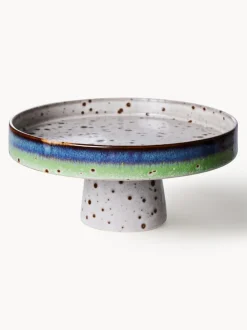 Fuente para postre artesanal 70's