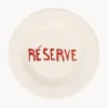 Fuente para postre pintada a mano Résérve