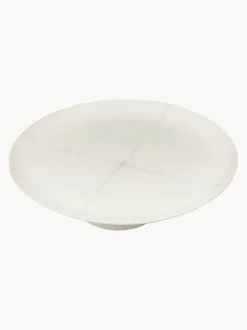 Fuente para tartas de porcelana con esmalte reactivo Zuma