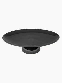 Fuente para tartas de porcelana con esmalte reactivo Zuma
