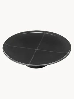 Fuente para tartas de porcelana con esmalte reactivo Zuma