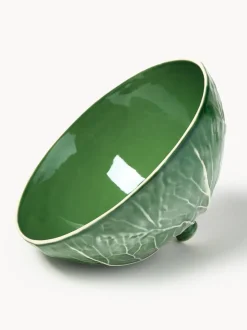 Fuente pintada a mano con tapa Cabbage