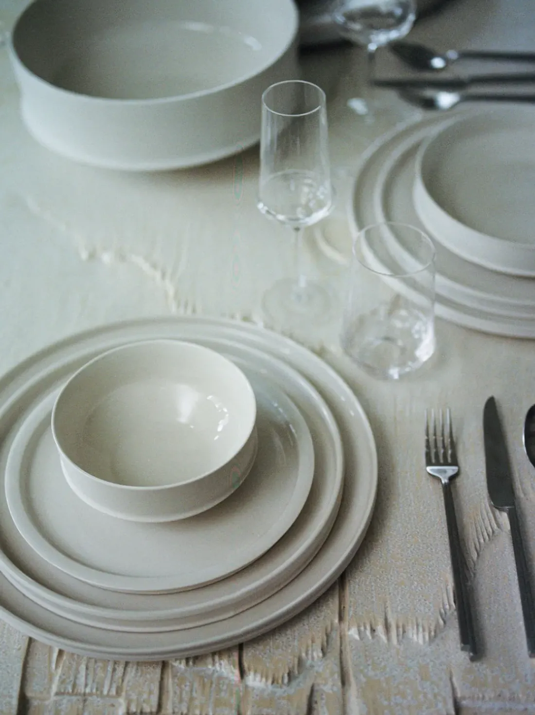 Fuentes de porcelana con esmalte reactivo Dune, 2 uds.