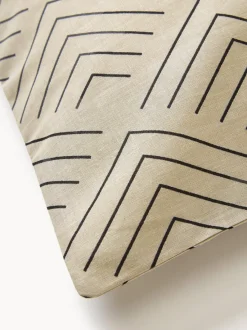 Funda de almohada de algodón estampado Milano