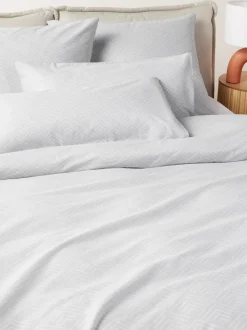 Funda de almohada estampada de algodón Milano