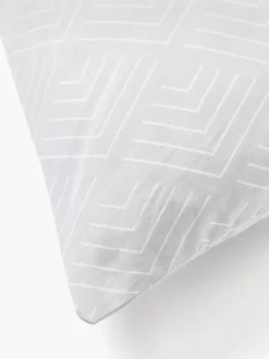 Funda de almohada estampada de algodón Milano