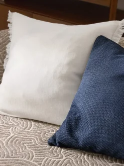 Funda de cojín con ribete Aya
