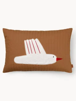 Funda de cojín de algodón ecológico Bird