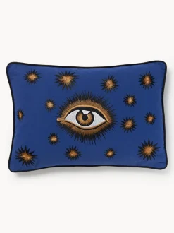 Funda de cojín decorativo de algodón artesanal Velvety