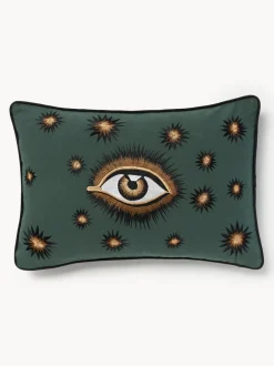 Funda de cojín decorativo de algodón artesanal Velvety