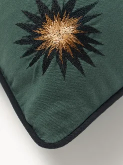 Funda de cojín decorativo de algodón artesanal Velvety