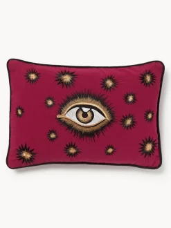 Funda de cojín decorativo de algodón artesanal Velvety