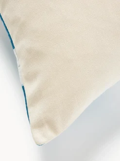 Funda de cojín decorativo de seda con estampado abstracto Silky