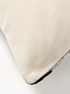 Funda de cojín de terciopelo con estampado zigzag Velvety
