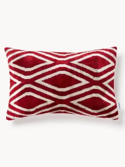 Funda de cojín de terciopelo con estampado abstracto Velvety