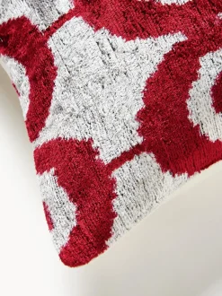 Funda de cojín de terciopelo con estampado abstracto Velvety