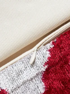 Funda de cojín de terciopelo con estampado abstracto Velvety