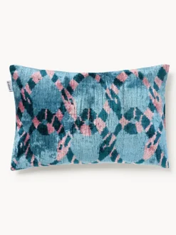 Funda de cojín de terciopelo con estampado abstracto Velvety