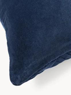 Funda de cojín de terciopelo texturizada Sina
