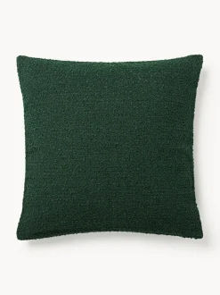 Funda de cojín en tejido bouclé Bellamie