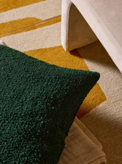 Funda de cojín en tejido bouclé Bellamie