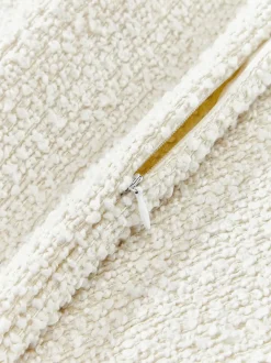 Funda de cojín en tejido bouclé Bellamie