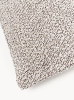 Funda de cojín en tejido bouclé Bellamie