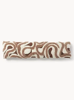 Funda de cojín grande artesanal con tejido capitoné Jiri