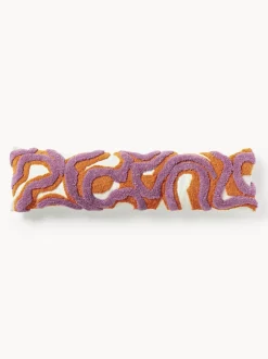 Funda de cojín grande artesanal con tejido capitoné Jiri
